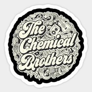 Vintage Circle - The Chemical Brothers Sticker